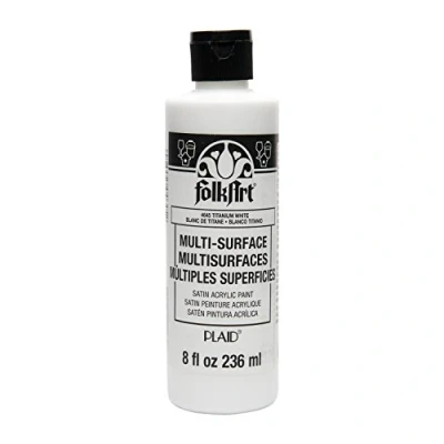 Image of PLAID ENTERPRISES, INC. FA Multi Surface 8OZ Titan.WHTE, Titanium White, 8 Oz