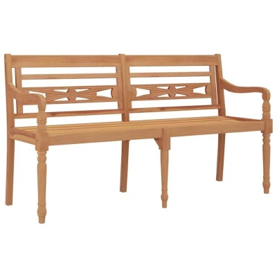 Image of vidaXL Batavia Bench 150 cm Solid Wood Teak