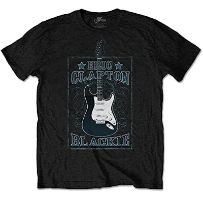 Image of Eric Clapton T Shirt Blackie Logo Official Mens Black M