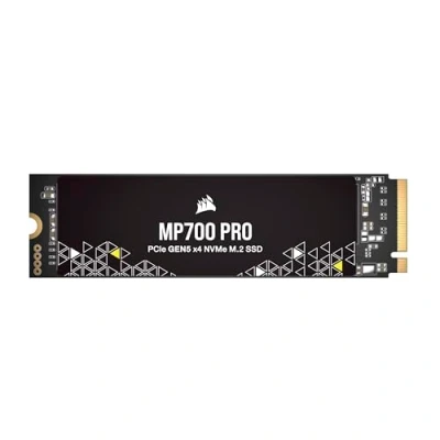 Image of Corsair MP700 PRO 4TB M.2 PCIe Gen5 x4 NVMe 2.0 SSD 2280 Up to 12,400MB/sec Sequential Read High Density TLC NAND Black