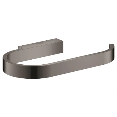 Image of Grohe Toilet Roll Holder, Hard Graphite, Standard