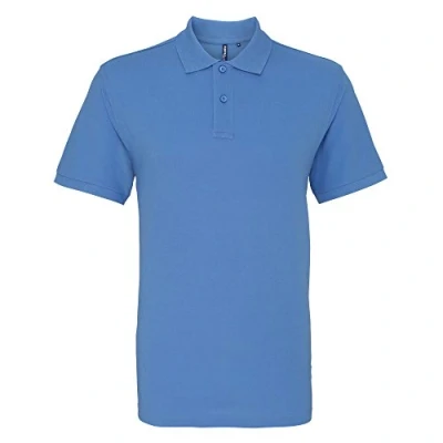 Image of Asquith &amp; Fox Men&#039;s Polo Shirt, Blue (Cornflower 000), Large (Size:Large)