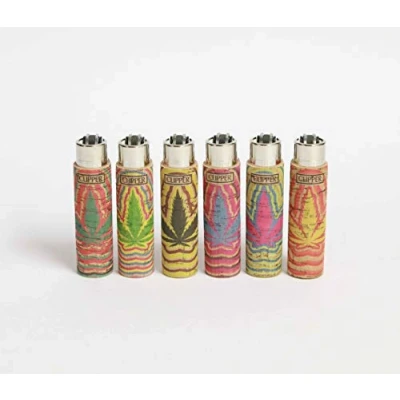 Image of Clipper Lighter Poped Art Covers Natural Cork Leaves Pack of 2 Assorted Design UK collection
