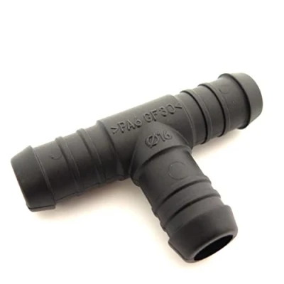 Image of 2 Hose Tube Pipe 3 way T Piece Splitter Connector 16mm Joiner Air Fuel Water FREE FIRST CLASS UK POSTAGE!