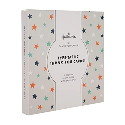 Image of Hallmark Thank You Cards Multipack of 10 in 5 Contemporary Designs