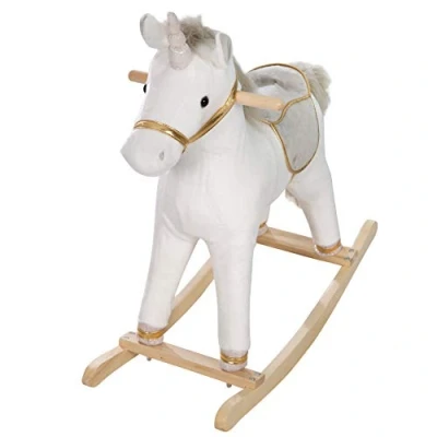 Image of roba Rocking Unicorn Padded Saddle and Bridle, from 24 Months