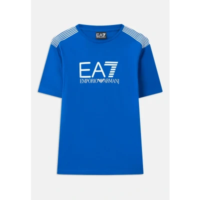 Image of EA7 Emporio Armani Train Lines TEE Print Tshirt, Men&#039;s, Size: Medium, Surf the web