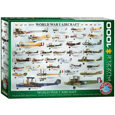 Image of Eurographics 6000 0087 World War I Aircraft Puzzle, Various, 48 x 68 cm