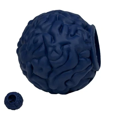 Image of Ancol Örva Brain Ball Treat Dispensing Toy Interactive Dog Boredom Buster Stimulating Slow Eating Food Dispenser
