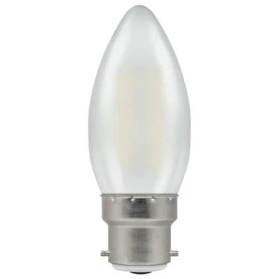 Image of Crompton LED Candle Filament Dimmable Pearl 2.5W 2700K BC B22d