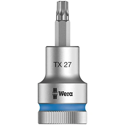 Image of Wera 8767 C HF TORX® Zyklop holding function bit socket, 1/2&quot; drive, TX 27x60mm, 05003832001