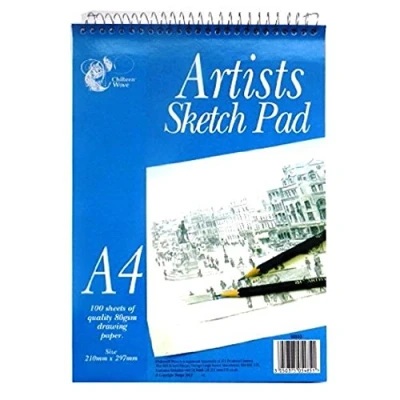 Image of Artists A4 Sketch Pad Wiro Bound 60 Sheets (297mm x 210mm)