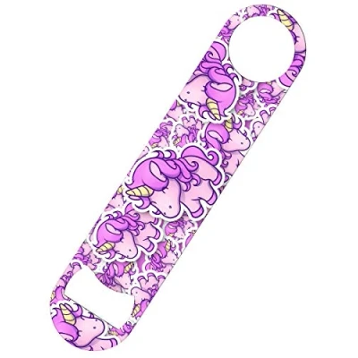 Image of Grindstore Unicorn Frenzy Bar Blade Bottle Opener White 18 x 4cm