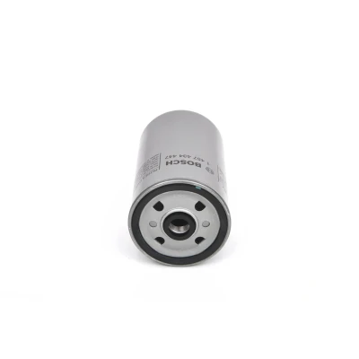 Image of 51125030004, 51125030005, 51125030009, 51125030010, 51125030016 Fuel Filter BOSCH 1 457 434 447 Spin on Filter, with water drain screw MAN: F 90