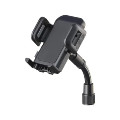 Image of K&amp;M 19762 Smartphone Holder Black Plastic 360 Rotation Flexible Jaws for 4.5 9 cm Flat Devices