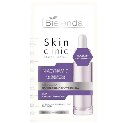 Image of Bielenda Skin Clinic Professional Niacynamid Maseczka Normalizująco Rewitalizująca dla Skóry z Niedoskonałościami 8g