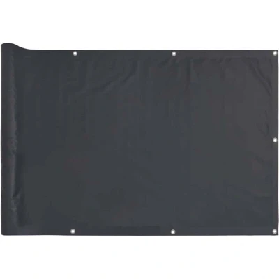 Image of vidaXL Balcony Privacy Screen Anthracite 300x75 cm PVC