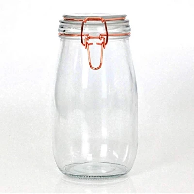 Image of Tala Copper Wire Cliptop Terrine Storage Jar with Silicone Seal 1500ml (Pack of 2)