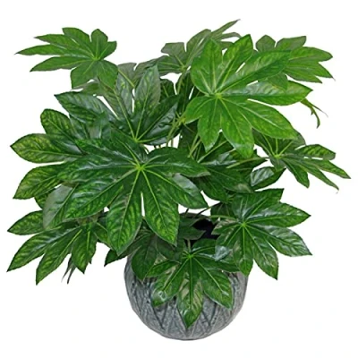 Image of Leaf Design UK Realistic Large Artificial FOLIAGE Plant with Pot Devils Ivy,60cm, Ivy,60cm,AZ
