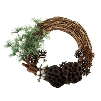 Image of Trimits Make Your Own Wreath Kit, Festival Foliage, 30cm BW30/FRAG