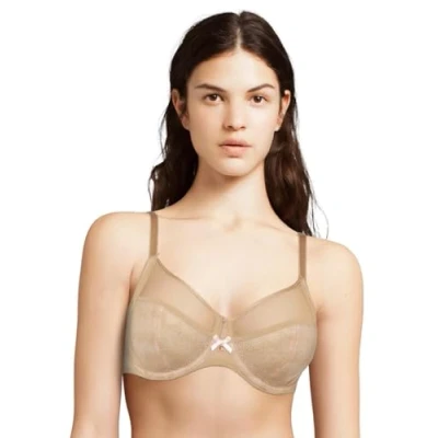 Image of Chantelle Women&#039;s, REVELE MOI, Very Covering Underwired Bra, Women&#039;s lingerie, Dune, 34B
