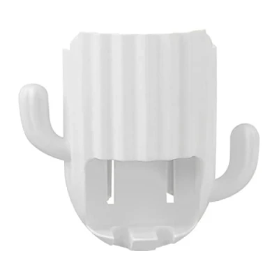 Image of WOEIFGV Wall Cactus Toothpaste Toothbrush Holder Draining Organization Rack for Children Girl Boys Bathroom Storage Supplies