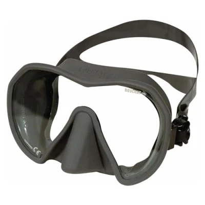 Image of Maxlux S Beuchat Snorkeling Mask Blue Grey Titanium