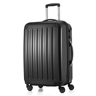 Image of HAUPTSTADTKOFFER Alex Luggage Suitcase Hardside Spinner Trolley 4 Wheel Expandable, 65cm, TSA, black