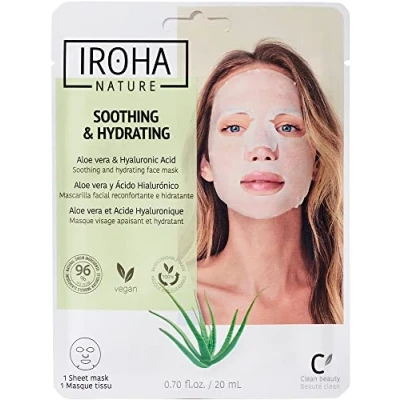 Image of Iroha Nature Moisturizing Aloe Vera Tissue Face Mask 1 x