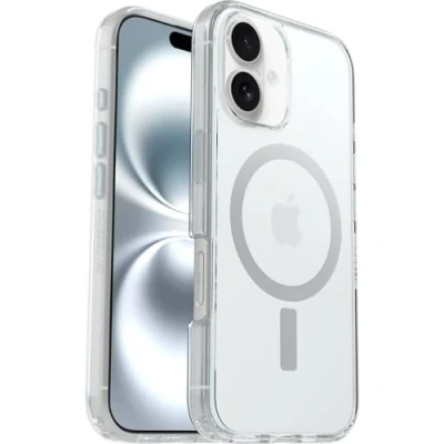 Image of OtterBox Symmetry+ PC Back Cover Transparent Magnetic Apple iPhone 16