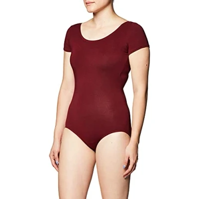 Image of Capezio Women&#039;s classic athletic shirts, Burgundy, L UK