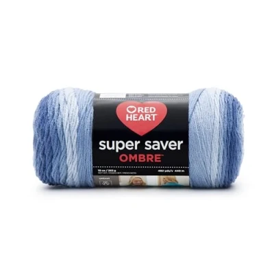 Image of RED Heart E305.3962 Super Saver Ombre Yarn, Vineyard