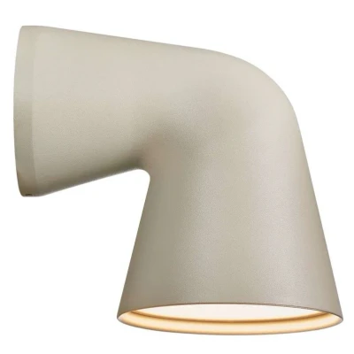 Image of Nordlux 46801008 Front Wall Light, IP44, Sanded Beige