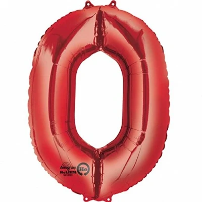Image of Amscan 2829201 S/Shape:7 Red