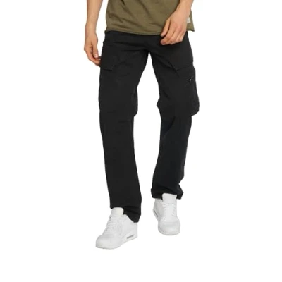 Image of Brandit Adven SLIM FIT Cargo trousers, Men&#039;s, Size: Large, Black