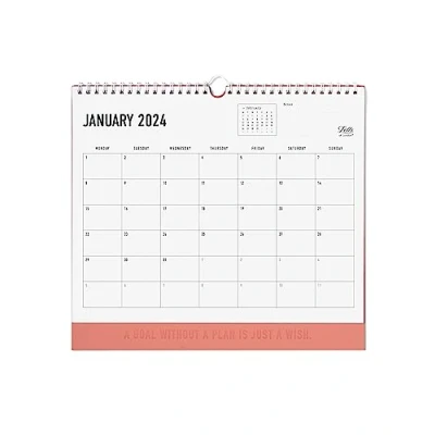 Image of Letts Conscious 2024 Wall Calendar clay