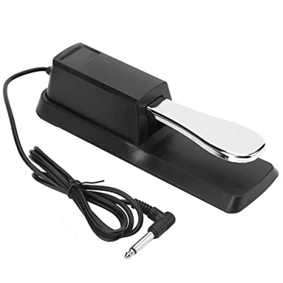 Image of Sustain Foot Pedal, Rustproof High Tenacity Corrosion Resistance Keyboard Pedal Polishing for Piano