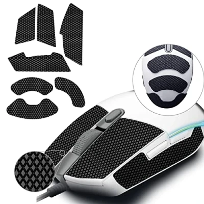Image of TALONGAMES Mouse Anti Slip Grip Tape Gaming Mouse,Palm Sweat Absorption,Thin 0.5mm,Cut to Fit,Easy Apply,Mouse Skins (For G203 / G305 G Pro Wired)