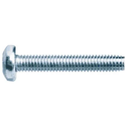Image of 25x M5 X 40 Pozi Pan Thread Forming Screws BZP