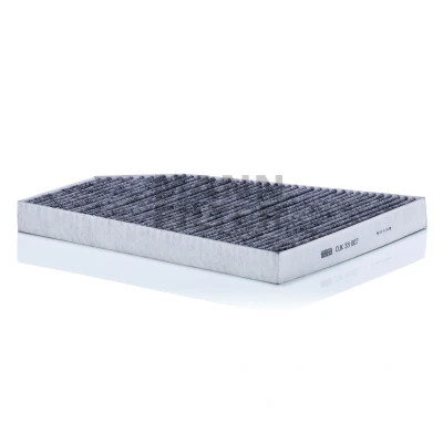 Image of 103904200A, 103904200B Pollen Filter MANN CUK 33 007 Activated Carbon 322mm 260mm 30mm TESLA: Model X