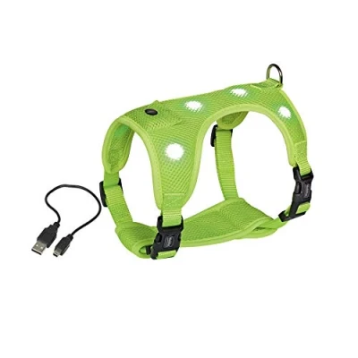 Image of Nobby Flash Mesh LED Safety Harness Neon Yellow Small