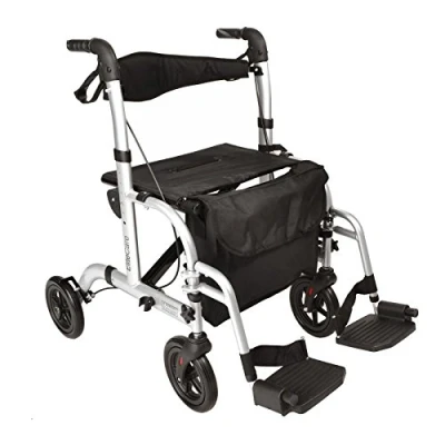 Image of Hybrid Duo 2 in 1 Rollator Wheeled Walker Walking Frame/Folding Transfer Wheelchair
