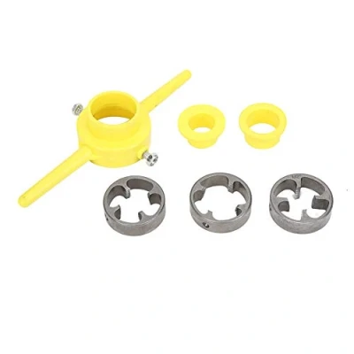 Image of PVC Tools Thread Maker，PVC Tool Maker Pipe NPT Round Die Set Threader Plumbing Manual Hand Sizes 1/2&quot;, 3/4&quot;, 1&quot;