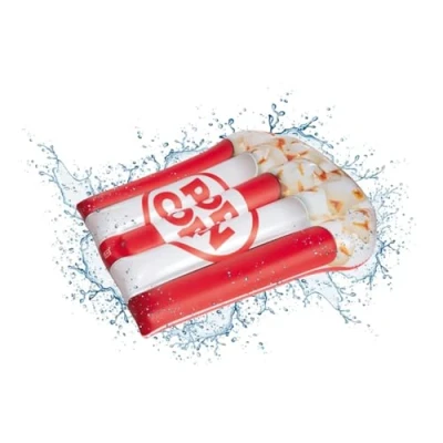 Image of Mondo Toys Air Mat Jumbo Pop Corn Inflatable Water Ideal For the Sea, Beach, Swimming Pool Adults and Children 78 x 183 cm 16747