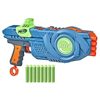 Image of Nerf Elite 2.0 Flipshots Flip 8 Blaster, Dart Barrels to Double Your Blasting, Capacity, Darts