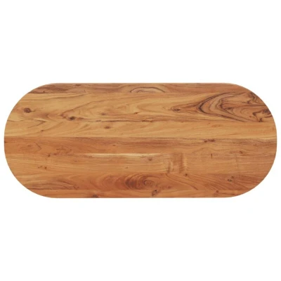 Image of vidaXL Table Top 120x50x2.5 cm Oval Solid Wood Acacia