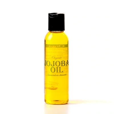 Image of Mystic Moments Organic Jojoba Carrier Oil 125ml Pure &amp; Natural Perfect For Hair, Face, Nails, Aromatherapy, Massage and Dilution Vegan GMO Free