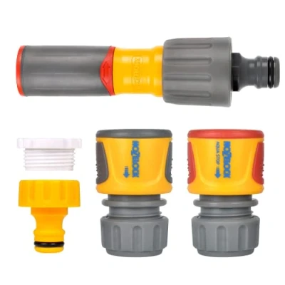 Image of Hozelock 3in1 Nozzle Plus &amp; Fittings Starter Set
