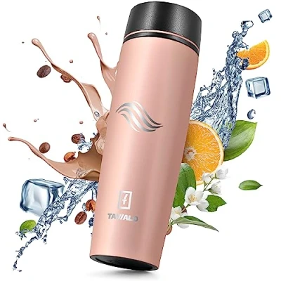 Image of TAVIALO Thermal Mug 460 ml Travel Powder Pink Stainless Steel Coffee / Insulated Coating