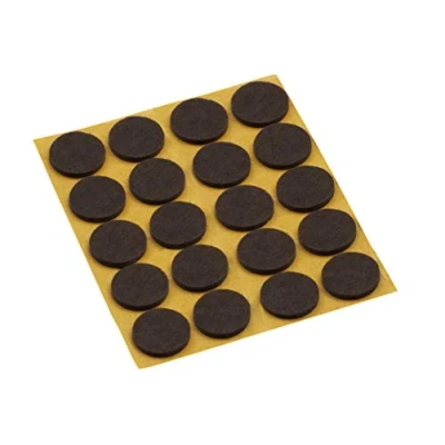 Image of Meister Felt Glider self adhesive, Ø 35 mm, brown, 20 pieces, 645236